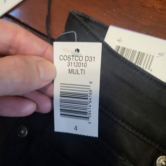 Parasuco Highrise Stretch Jeans Black Size 4 Comfort Spandex Skinny Jeans - Picture 6 of 7